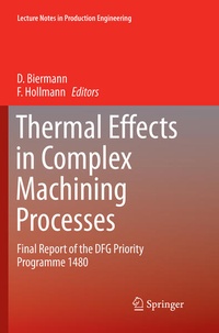 Enlarge image Cover: Thermal Effects in Complex Machining Processes - Springer