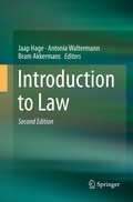 Cover: Introduction to Law - Springer