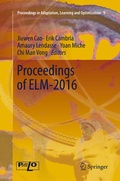 Cover: Proceedings of ELM-2016 - Springer