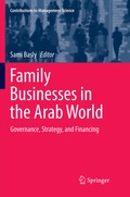 Cover: Family Businesses in the Arab World - Springer