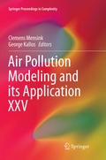 Cover: Air Pollution Modeling and its Application XXV - Springer