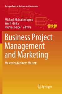 Abbildung von: Business Project Management and Marketing - Springer