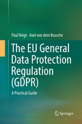 Cover: The EU General Data Protection Regulation (GDPR) - Springer