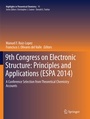 Cover: 9th Congress on Electronic Structure: Principles and Applications (ESPA 2014) - Springer