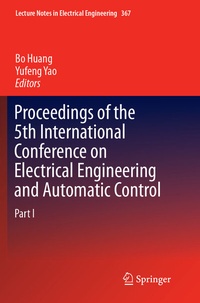 Enlarge image Cover: Proceedings of the 5th International Conference on Electrical Engineering and Automatic Control - Springer