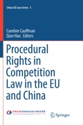 Cover: Procedural Rights in Competition Law in the EU and China - Springer