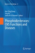 Cover: Phosphodiesterases: CNS Functions and Diseases - Springer