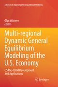 Cover: Multi-regional Dynamic General Equilibrium Modeling of the U.S. Economy - Springer