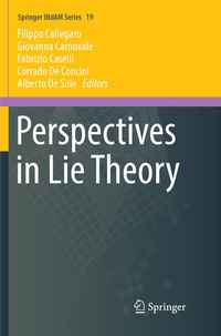 Abbildung von: Perspectives in Lie Theory - Springer