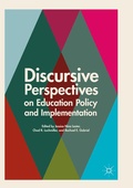 Cover: Discursive Perspectives on Education Policy and Implementation - Palgrave Macmillan