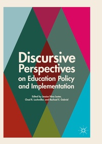 Enlarge image Cover: Discursive Perspectives on Education Policy and Implementation - Palgrave Macmillan