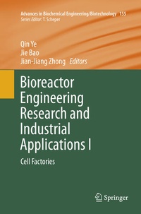 Enlarge image Cover: Bioreactor Engineering Research and Industrial Applications I - Springer