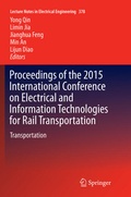 Cover: Proceedings of the 2015 International Conference on Electrical and Information Technologies for Rail Transportation - Springer