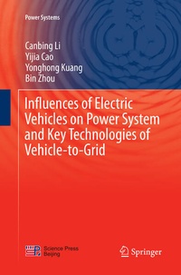 Enlarge image Cover: Influences of Electric Vehicles on Power System and Key Technologies of Vehicle-to-Grid - Springer