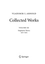 Cover: Vladimir Arnold - Collected Works - Springer