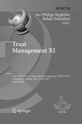 Cover: Trust Management XI - Springer
