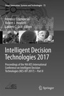 Cover: Intelligent Decision Technologies 2017 - Springer