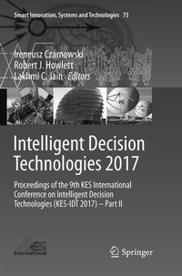 Enlarge image Cover: Intelligent Decision Technologies 2017 - Springer