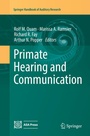 Cover: Primate Hearing and Communication - Springer