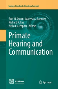 Enlarge image Cover: Primate Hearing and Communication - Springer