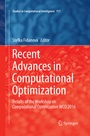 Cover: Recent Advances in Computational Optimization - Springer