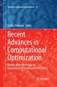 Enlarge image Cover: Recent Advances in Computational Optimization - Springer