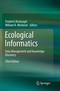 Enlarge image Cover: Ecological Informatics - Springer