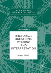 Enlarge image Cover: Rhetoric's Questions, Reading and Interpretation - Palgrave Macmillan