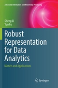 Cover: Robust Representation for Data Analytics - Springer