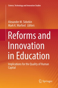 Enlarge image Cover: Reforms and Innovation in Education - Springer
