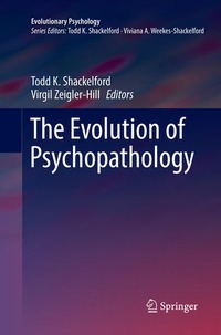 Enlarge image Cover: The Evolution of Psychopathology - Springer