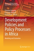 Cover: Development Policies and Policy Processes in Africa - Springer