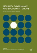 Cover: Morality, Governance, and Social Institutions - Palgrave Macmillan