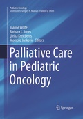 Cover: Palliative Care in Pediatric Oncology - Springer