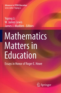 Enlarge image Cover: Mathematics Matters in Education - Springer