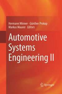Enlarge image Cover: Automotive Systems Engineering II - Springer