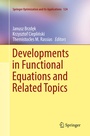 Cover: Developments in Functional Equations and Related Topics - Springer