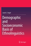 Cover: Demographic and Socioeconomic Basis of Ethnolinguistics - Springer