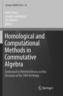 Cover: Homological and Computational Methods in Commutative Algebra - Springer