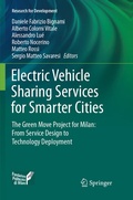 Cover: Electric Vehicle Sharing Services for Smarter Cities - Springer