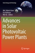 Cover: Advances in Solar Photovoltaic Power Plants - Springer