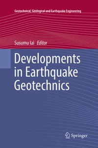 Enlarge image Cover: Developments in Earthquake Geotechnics - Springer