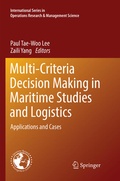 Cover: Multi-Criteria Decision Making in Maritime Studies and Logistics - Springer