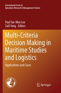 Enlarge image Cover: Multi-Criteria Decision Making in Maritime Studies and Logistics - Springer