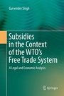 Cover: Subsidies in the Context of the WTO's Free Trade System - Springer