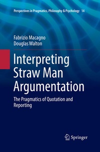 Enlarge image Cover: Interpreting Straw Man Argumentation - Springer