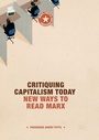 Cover: Critiquing Capitalism Today - Palgrave Macmillan