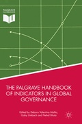 Cover: The Palgrave Handbook of Indicators in Global Governance - Palgrave Macmillan