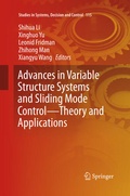 Cover: Advances in Variable Structure Systems and Sliding Mode Control-Theory and Applications - Springer