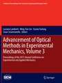 Cover: Advancement of Optical Methods in Experimental Mechanics, Volume 3 - Springer